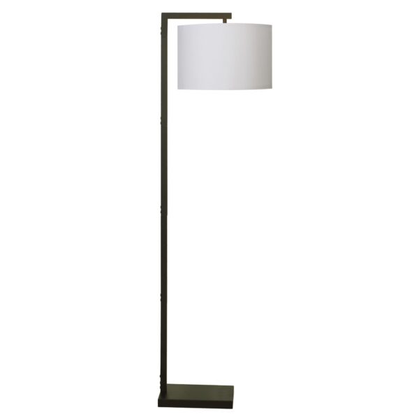 (2 pack) Mainstays Contemporary Metal 62in Floor Lamp with on/off Foot Switch, Black - Image 4