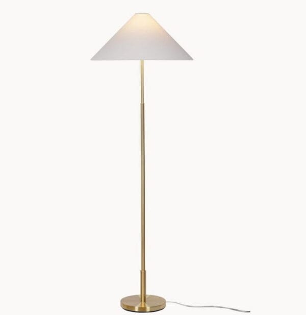 My Texas House 64 in 1 Light Gold brass Floor Lamp White - Image 2