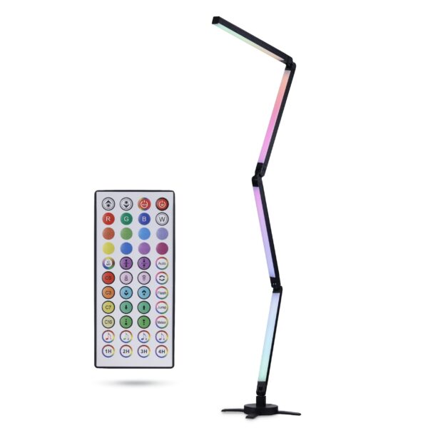 Vivitar Bendable RGB Corner Light – 56" LED Floor Lamp, Music Reactive, Remote Control, for Gaming & Room Ambience - Image 6