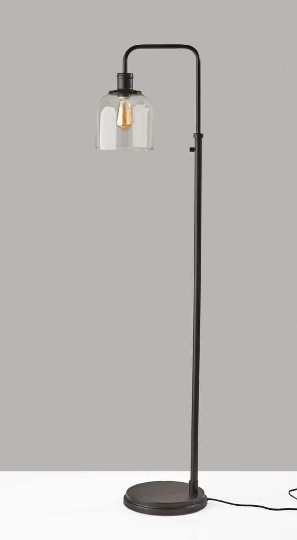 Better Homes & Gardens Farmhouse 60" 1-Light Floor Lamp, Black Metal Finish, Traditional, Adult Use. - Image 2