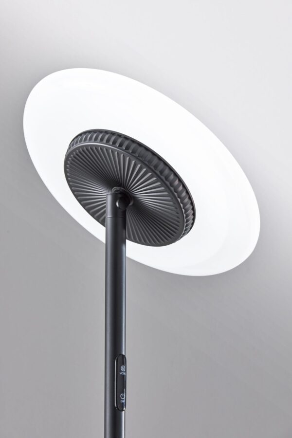 Simplee Adesso Brand RGB Black Floor Lamp, 6 Different Automatic Color Change, Modern Design, New - Image 4