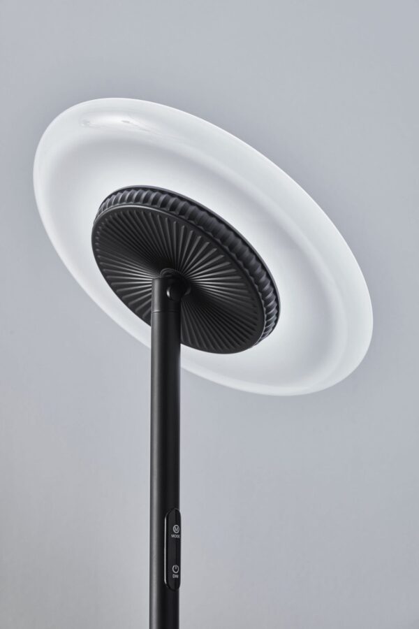 Simplee Adesso Brand RGB Black Floor Lamp, 6 Different Automatic Color Change, Modern Design, New - Image 6