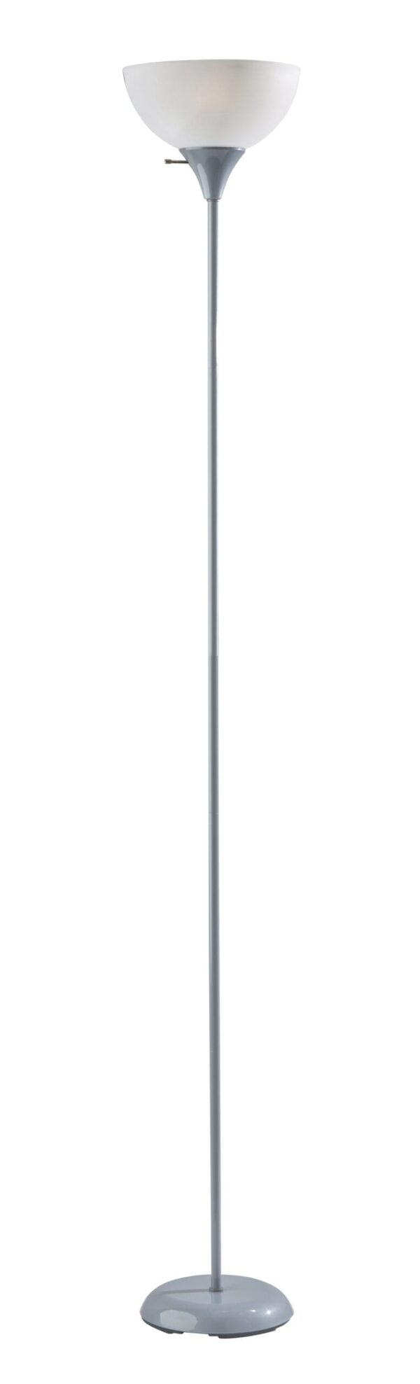 (2 pack) Mainstays 71" Silver Floor Lamp, Modern Design - Image 2