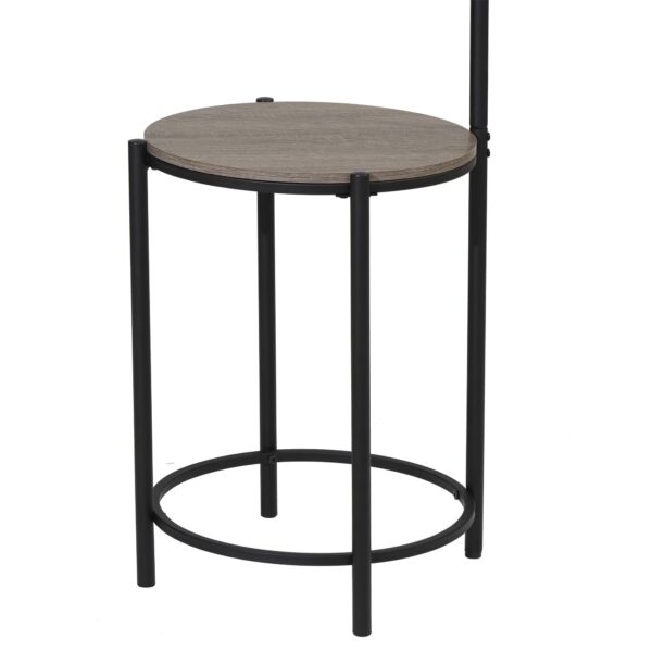 (2 pack) Mainstays 54-inch Mid-Century Style Floor Lamp, with Faux Wood Finished Table - Image 5