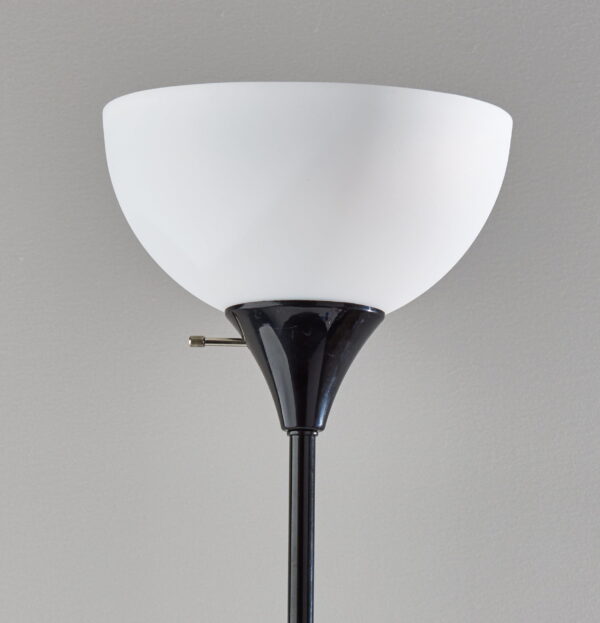 (2 pack) Mainstays 71" Black Floor Lamp, Modern Design - Image 5