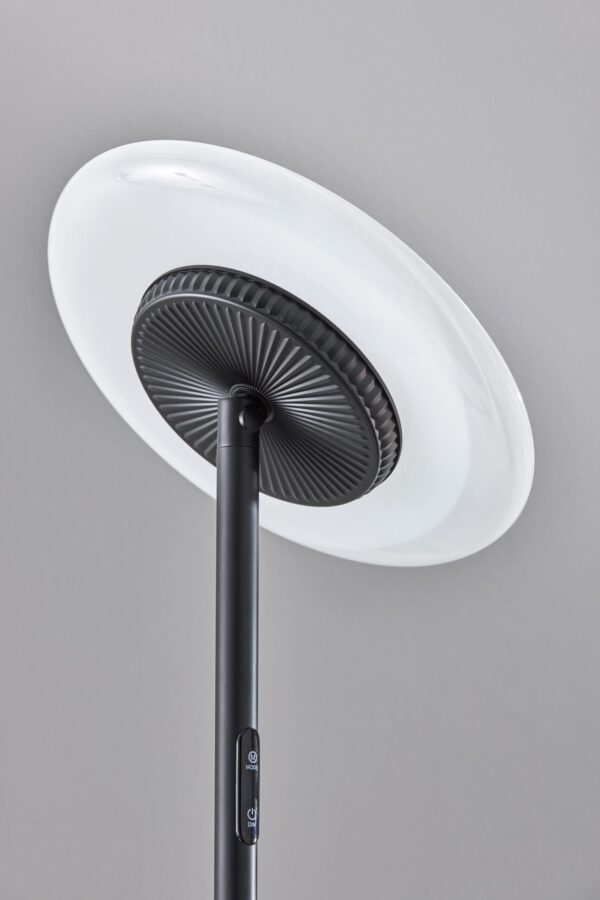 Simplee Adesso Brand RGB Black Floor Lamp, 6 Different Automatic Color Change, Modern Design, New - Image 5