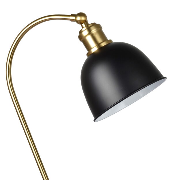 Better Homes & Gardens 18" Black and Gold Desk Lamp, Modern Design - Image 6