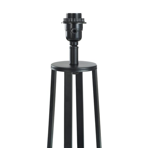 Better Homes & Gardens Modern Matte Black Table Lamp with Classic Drum Shade - Image 6