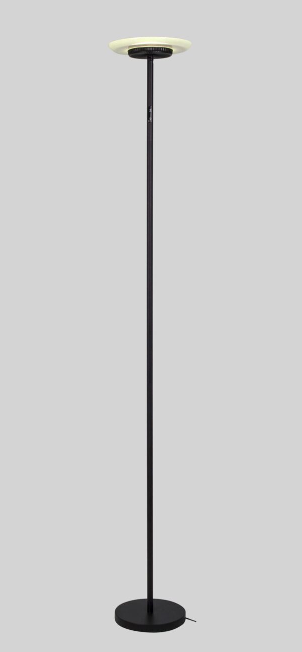 Simplee Adesso Brand RGB Black Floor Lamp, 6 Different Automatic Color Change, Modern Design, New - Image 2