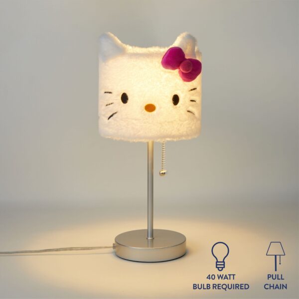 Hello Kitty Plush Table Lamp 15" H - Adorable Plush Light for Kids' Rooms - Image 4