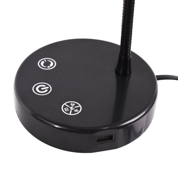 Mainstays LED Modern Dimmable Adjustable Touch Sensor Desk Lamp - Image 5