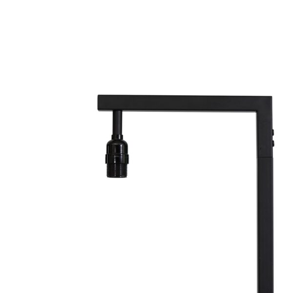 (2 pack) Mainstays Contemporary Metal 62in Floor Lamp with on/off Foot Switch, Black - Image 6