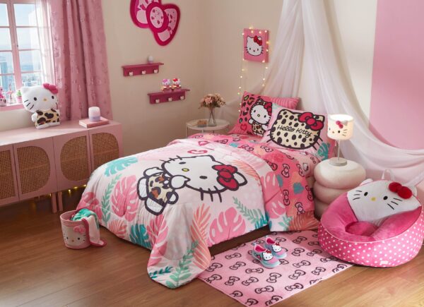 Hello Kitty Plush Table Lamp 15" H - Adorable Plush Light for Kids' Rooms - Image 5