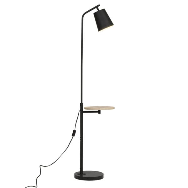 (3 pack) Mainstays 65" Modern Adjustable Head Matte Black Floor Lamp with Black Conical - Image 2