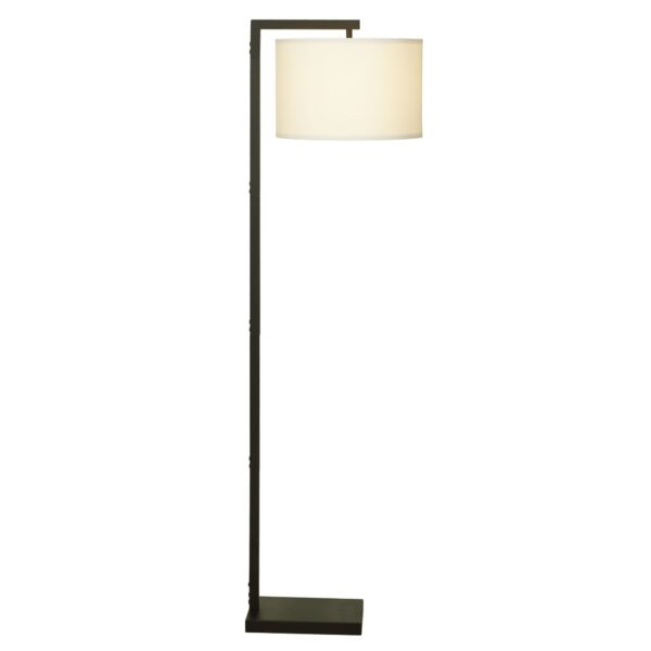 (2 pack) Mainstays Contemporary Metal 62in Floor Lamp with on/off Foot Switch, Black - Image 3