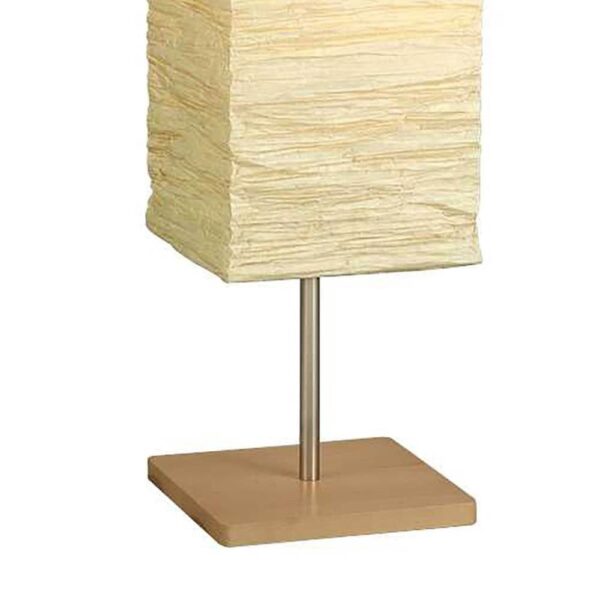 Adesso Dune Floorchiere®, Natural Rubber Wood Color,Steel Accents - Image 5