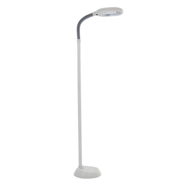Lavish Home 63-inch Natural Sunlight Floor Lamp with Bendable Neck (Beige)