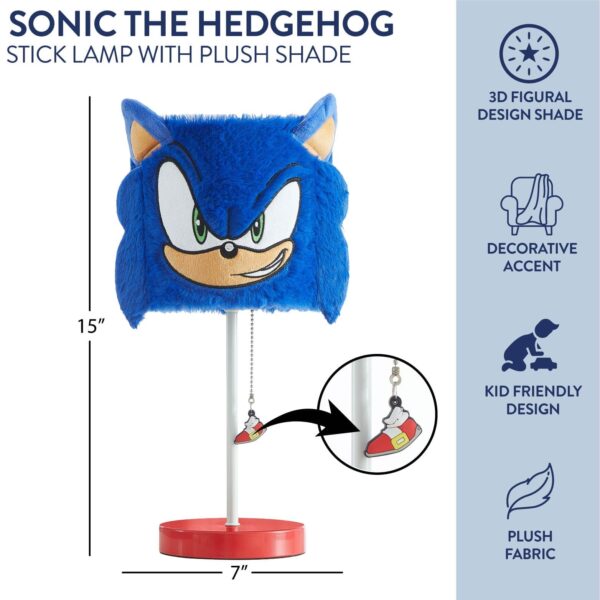 Sonic Plush Stick Table Lamp - Image 5