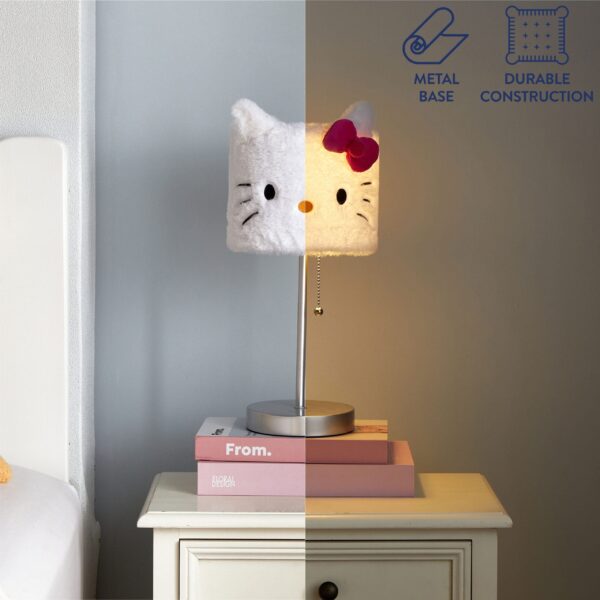 Hello Kitty Plush Table Lamp 15" H - Adorable Plush Light for Kids' Rooms - Image 2