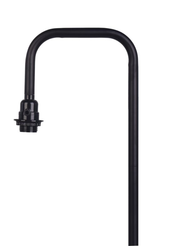 Mainstays Black Metal Floor Lamp with Rope Shade, Transitional Styling, Ideal for Office and Dorms, New - Image 7
