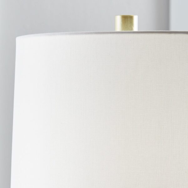 Better Homes & Gardens 24" Black Ribbed Ceramic & Wood Table Lamp - Image 2