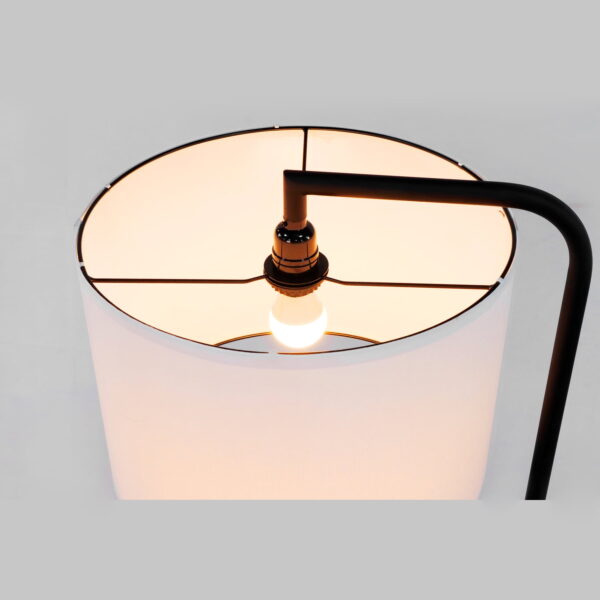 (2 pack) Better Homes & Gardens Brand Matte Black Floor Lamp with Magazine Rack - Image 5