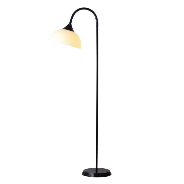 Mainstays 71'' Jelly Gooseneck Floor Lamp, Black, Classic, Adult - Image 5