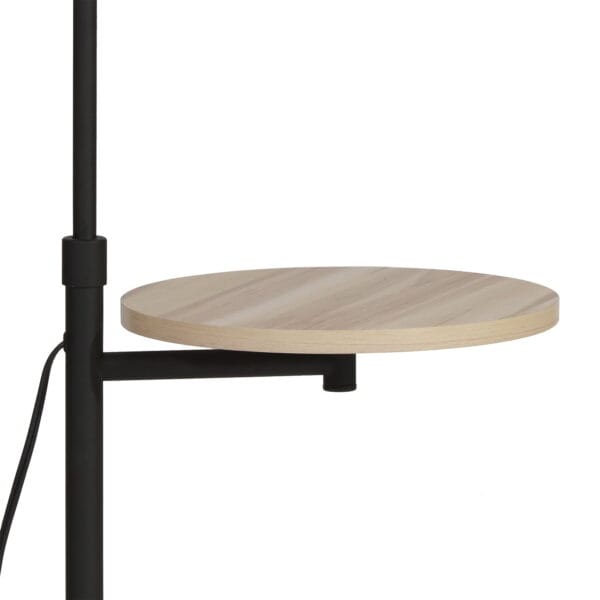 (3 pack) Mainstays 65" Modern Adjustable Head Matte Black Floor Lamp with Black Conical - Image 4