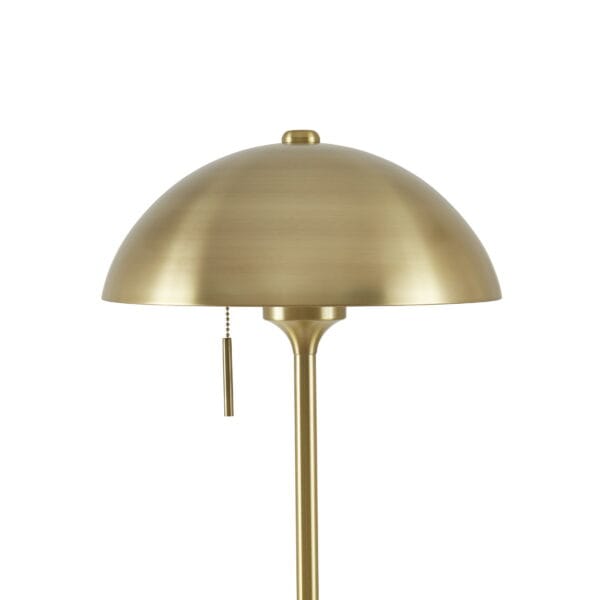 Better Homes & Gardens 62" Modern Pull-chain Brass Floor Lamp with Brass Dome - Image 5