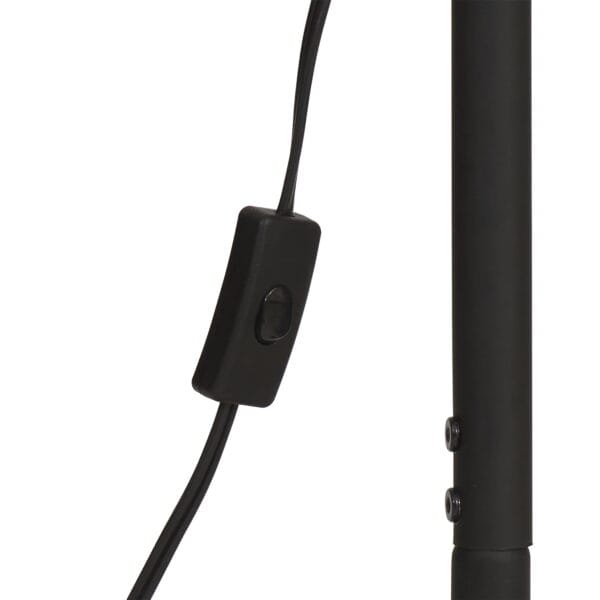 (3 pack) Mainstays 65" Modern Adjustable Head Matte Black Floor Lamp with Black Conical - Image 6