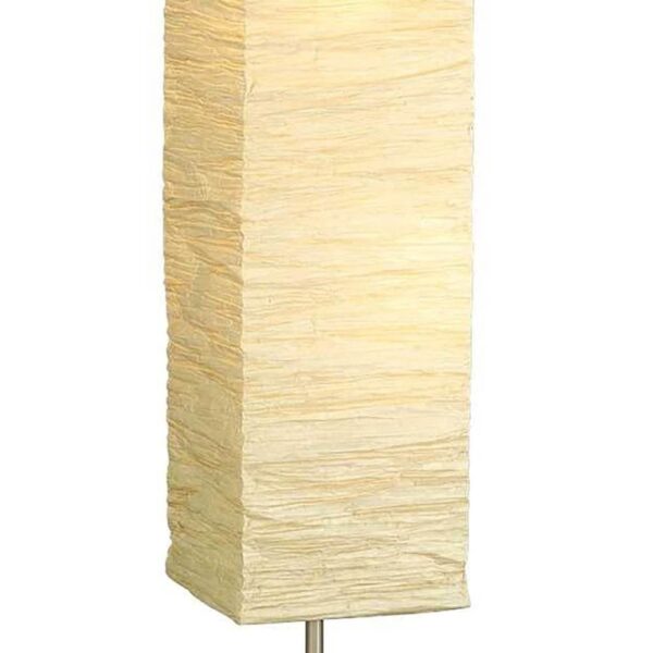 Adesso Dune Floorchiere®, Natural Rubber Wood Color,Steel Accents - Image 4