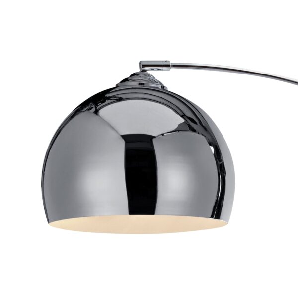 Teamson Home Arquer 66.93" Arc Floor Lamp with Faux Marble Base - Image 5